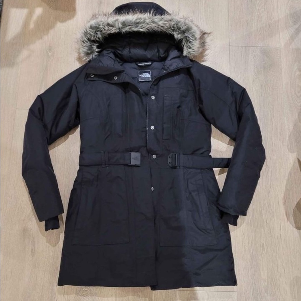 Women's North Face Black Parka